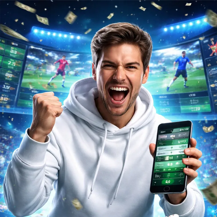Roulette wheel with betting chips on bet100 casino